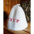 قبعة صوف صوف غنم طبيعية تسمية تطريز فيشيفكا